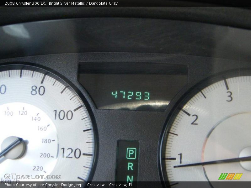 Bright Silver Metallic / Dark Slate Gray 2008 Chrysler 300 LX