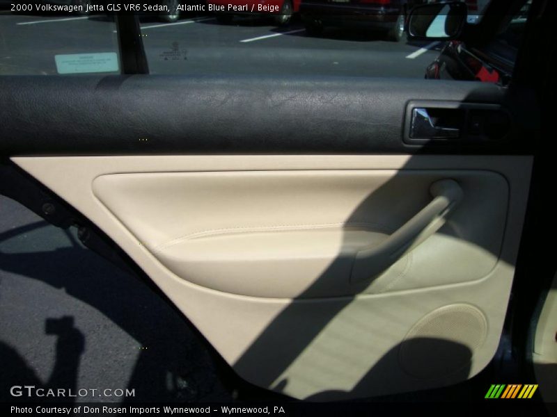 Atlantic Blue Pearl / Beige 2000 Volkswagen Jetta GLS VR6 Sedan
