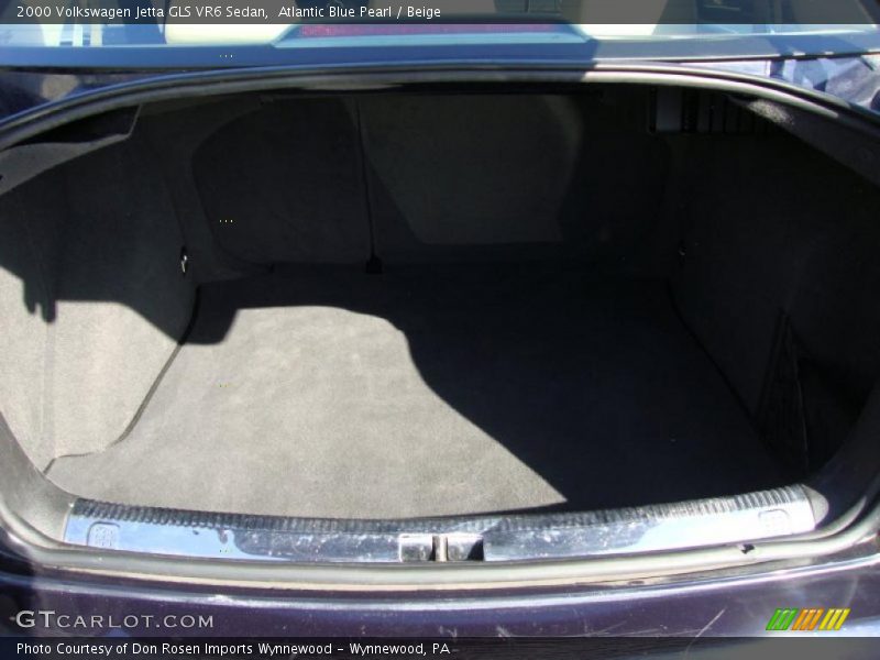 Atlantic Blue Pearl / Beige 2000 Volkswagen Jetta GLS VR6 Sedan