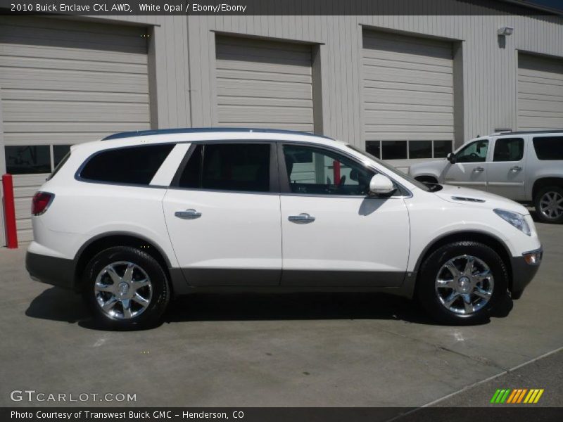 White Opal / Ebony/Ebony 2010 Buick Enclave CXL AWD