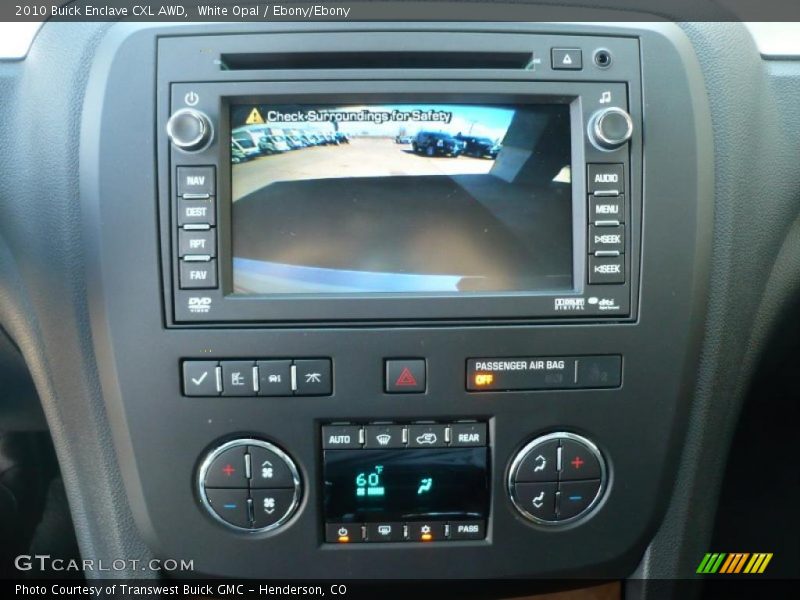 White Opal / Ebony/Ebony 2010 Buick Enclave CXL AWD