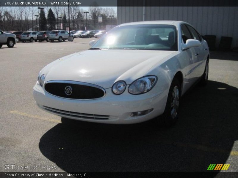 White Opal / Gray 2007 Buick LaCrosse CX