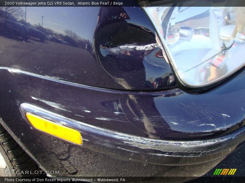Atlantic Blue Pearl / Beige 2000 Volkswagen Jetta GLS VR6 Sedan