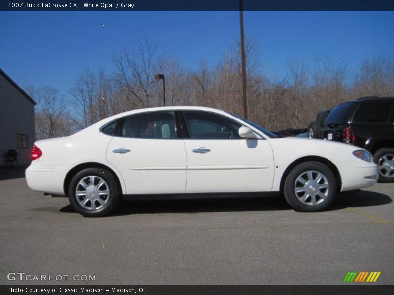 White Opal / Gray 2007 Buick LaCrosse CX