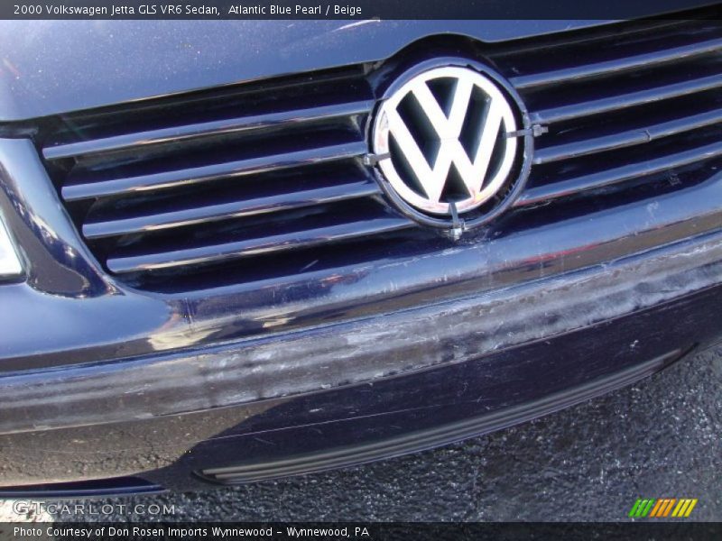 Atlantic Blue Pearl / Beige 2000 Volkswagen Jetta GLS VR6 Sedan