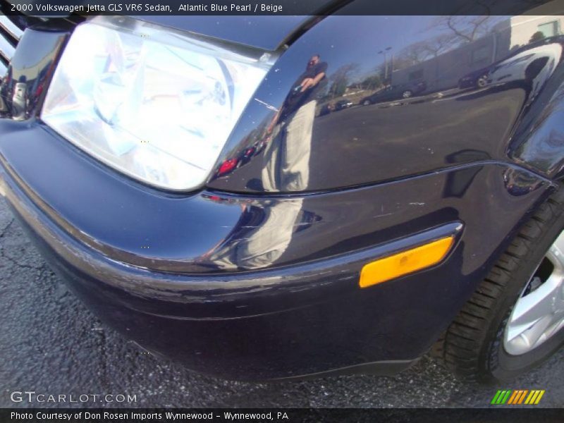 Atlantic Blue Pearl / Beige 2000 Volkswagen Jetta GLS VR6 Sedan