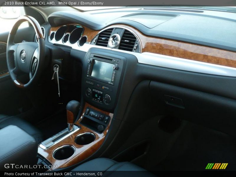White Opal / Ebony/Ebony 2010 Buick Enclave CXL AWD