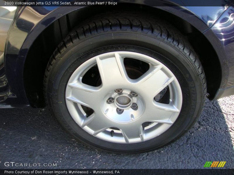 Atlantic Blue Pearl / Beige 2000 Volkswagen Jetta GLS VR6 Sedan