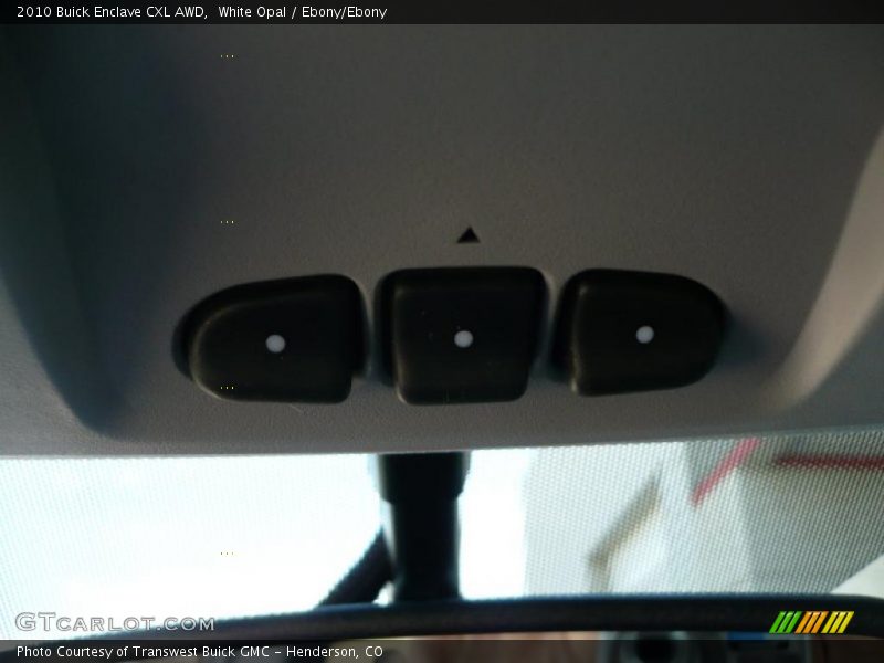 White Opal / Ebony/Ebony 2010 Buick Enclave CXL AWD
