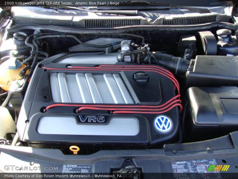 Atlantic Blue Pearl / Beige 2000 Volkswagen Jetta GLS VR6 Sedan
