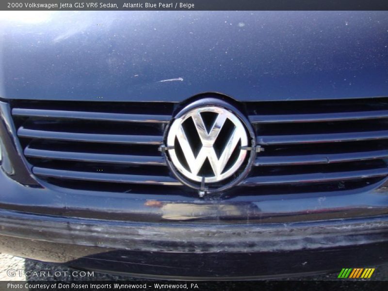 Atlantic Blue Pearl / Beige 2000 Volkswagen Jetta GLS VR6 Sedan