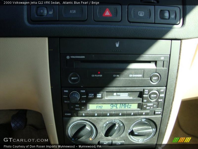 Atlantic Blue Pearl / Beige 2000 Volkswagen Jetta GLS VR6 Sedan