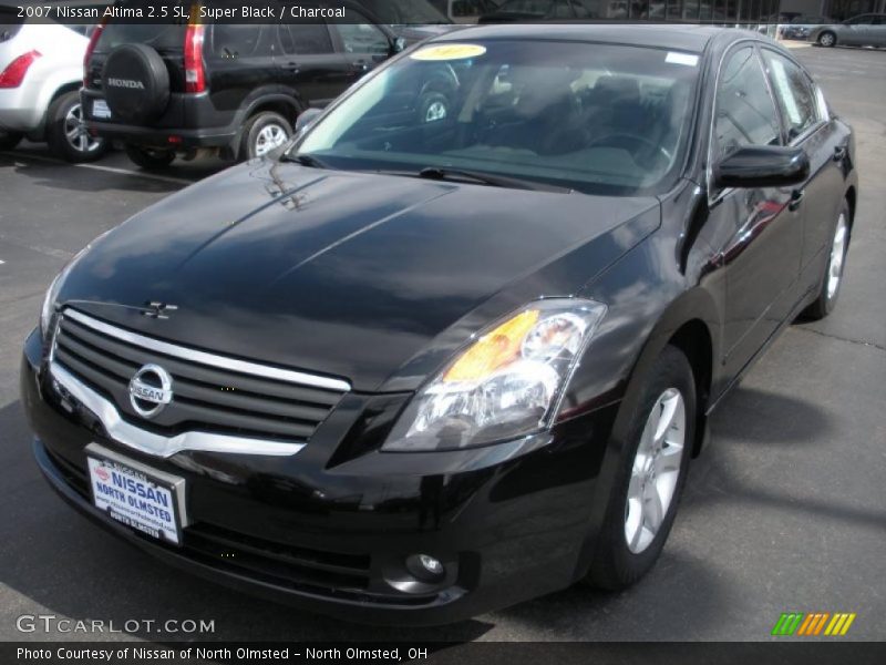 Super Black / Charcoal 2007 Nissan Altima 2.5 SL