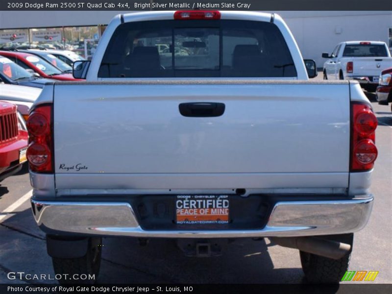 Bright Silver Metallic / Medium Slate Gray 2009 Dodge Ram 2500 ST Quad Cab 4x4