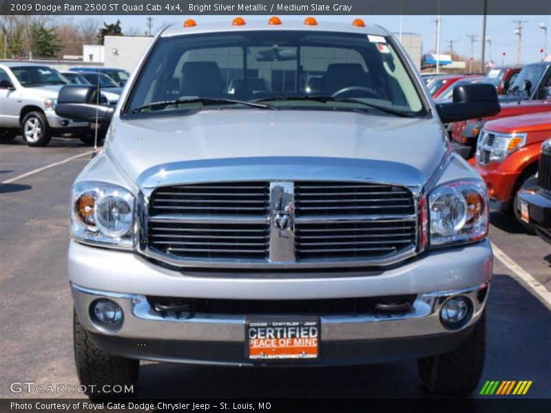 Bright Silver Metallic / Medium Slate Gray 2009 Dodge Ram 2500 ST Quad Cab 4x4