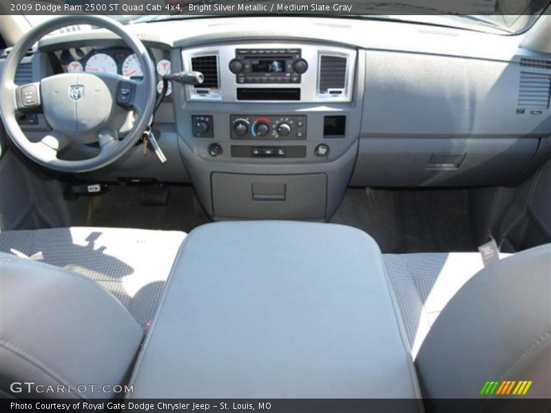 Bright Silver Metallic / Medium Slate Gray 2009 Dodge Ram 2500 ST Quad Cab 4x4
