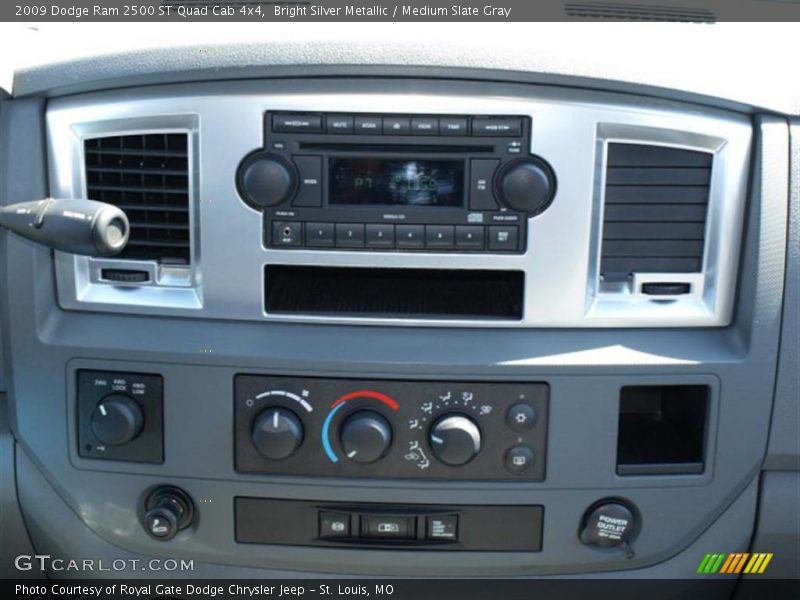 Bright Silver Metallic / Medium Slate Gray 2009 Dodge Ram 2500 ST Quad Cab 4x4