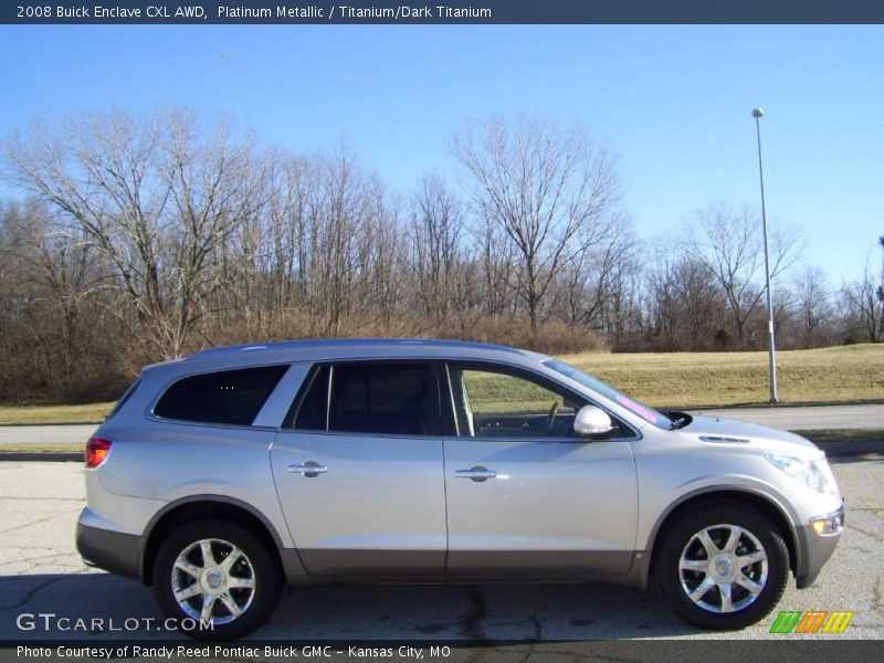 Platinum Metallic / Titanium/Dark Titanium 2008 Buick Enclave CXL AWD