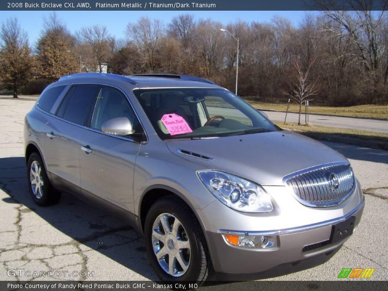 Platinum Metallic / Titanium/Dark Titanium 2008 Buick Enclave CXL AWD
