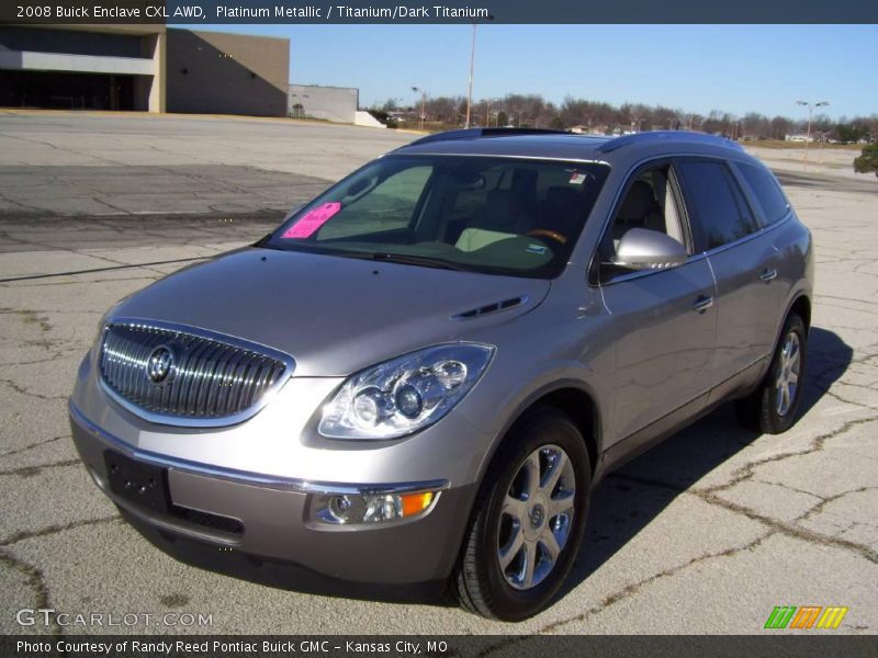 Platinum Metallic / Titanium/Dark Titanium 2008 Buick Enclave CXL AWD