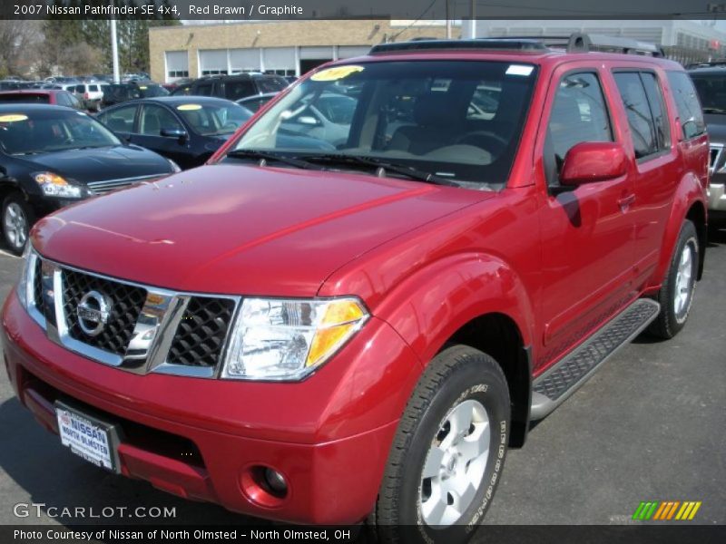 Red Brawn / Graphite 2007 Nissan Pathfinder SE 4x4
