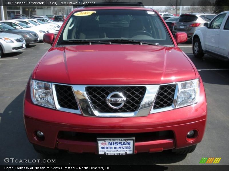 Red Brawn / Graphite 2007 Nissan Pathfinder SE 4x4