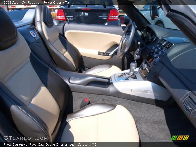 Forest Green / Tan 2008 Saturn Sky Roadster