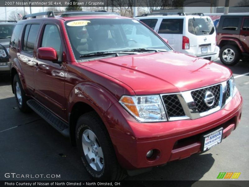Red Brawn / Graphite 2007 Nissan Pathfinder SE 4x4