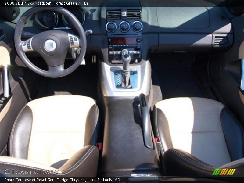 Forest Green / Tan 2008 Saturn Sky Roadster