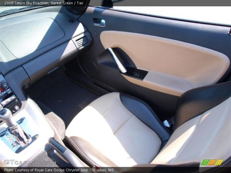 Forest Green / Tan 2008 Saturn Sky Roadster