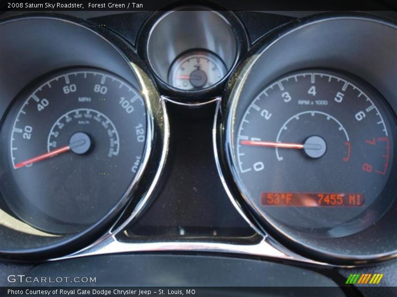 Forest Green / Tan 2008 Saturn Sky Roadster