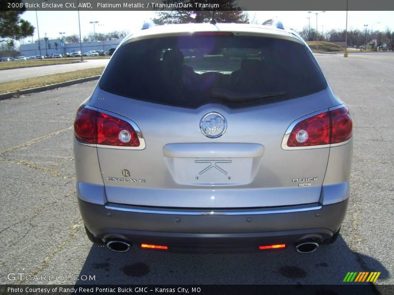 Platinum Metallic / Titanium/Dark Titanium 2008 Buick Enclave CXL AWD