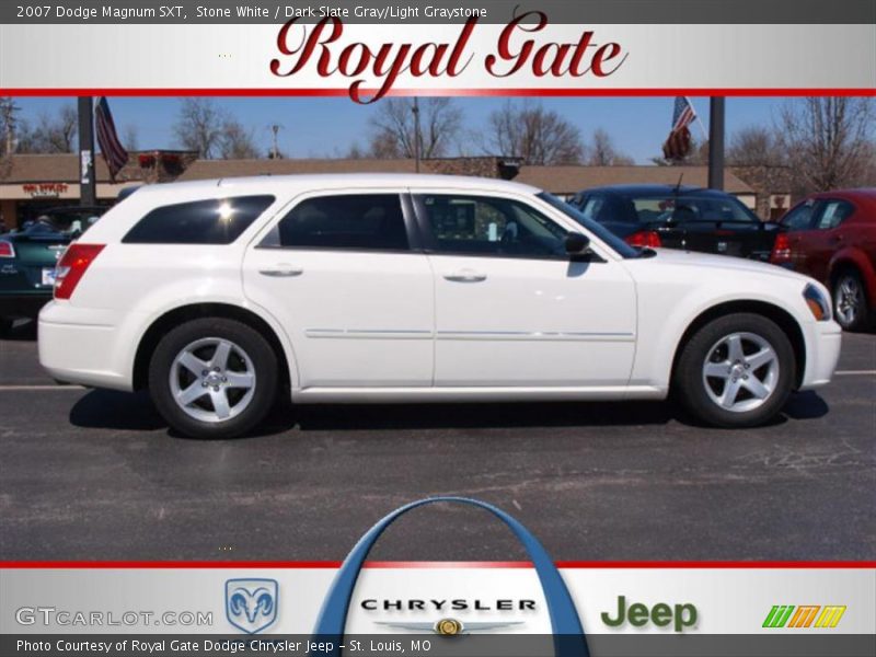 Stone White / Dark Slate Gray/Light Graystone 2007 Dodge Magnum SXT