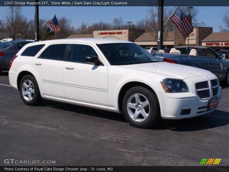 Stone White / Dark Slate Gray/Light Graystone 2007 Dodge Magnum SXT