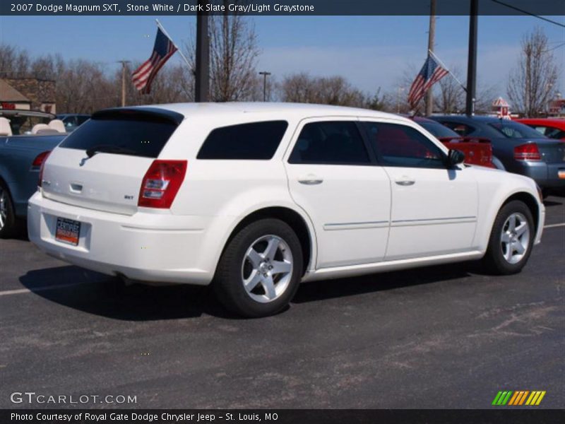 Stone White / Dark Slate Gray/Light Graystone 2007 Dodge Magnum SXT