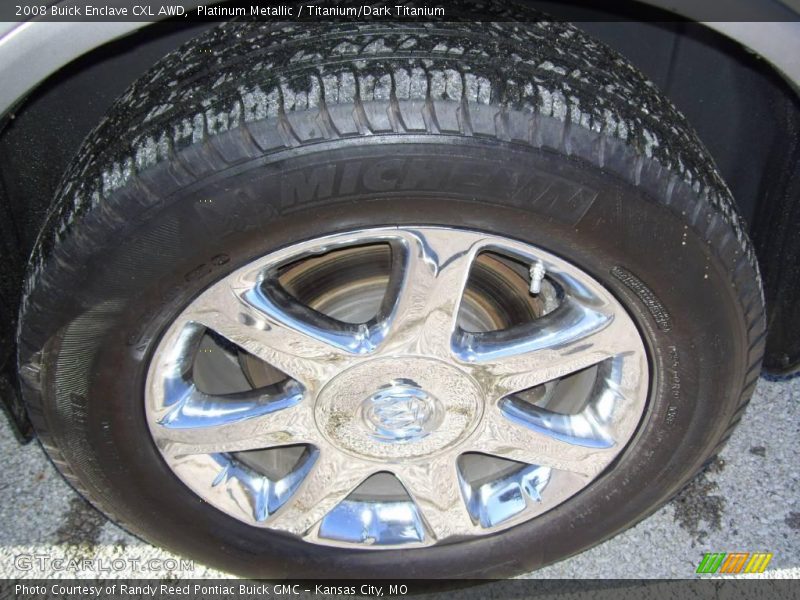 Platinum Metallic / Titanium/Dark Titanium 2008 Buick Enclave CXL AWD