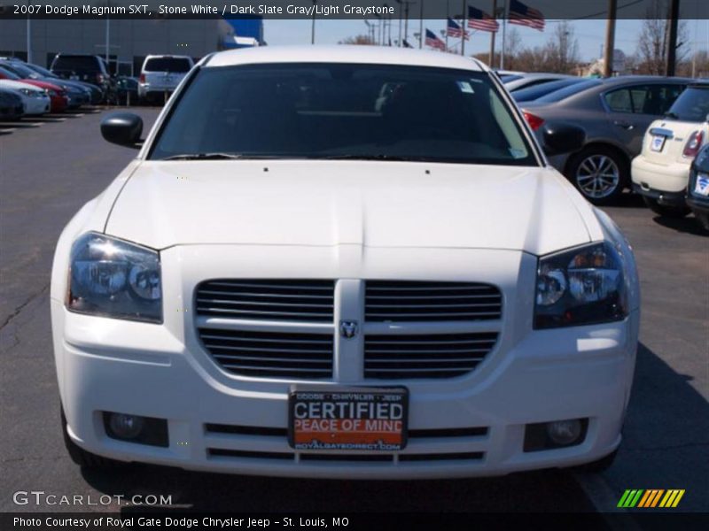 Stone White / Dark Slate Gray/Light Graystone 2007 Dodge Magnum SXT