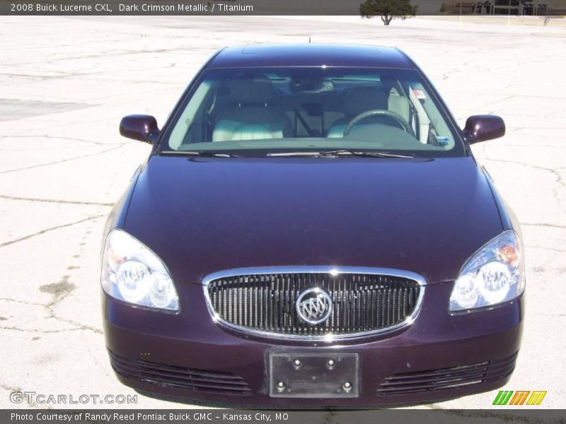 Dark Crimson Metallic / Titanium 2008 Buick Lucerne CXL