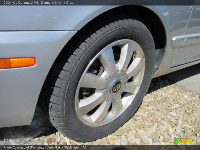 Diamond Silver / Gray 2004 Kia Optima LX V6