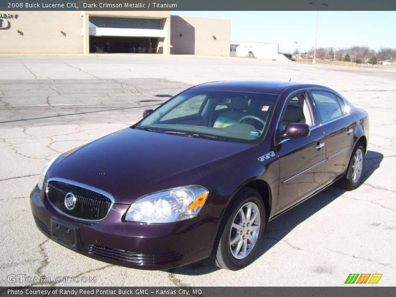 Dark Crimson Metallic / Titanium 2008 Buick Lucerne CXL