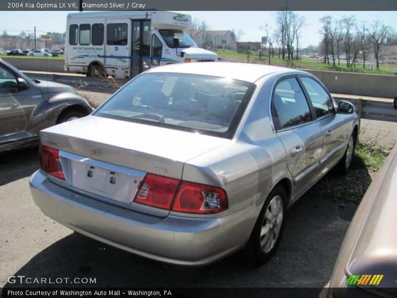 Diamond Silver / Gray 2004 Kia Optima LX V6