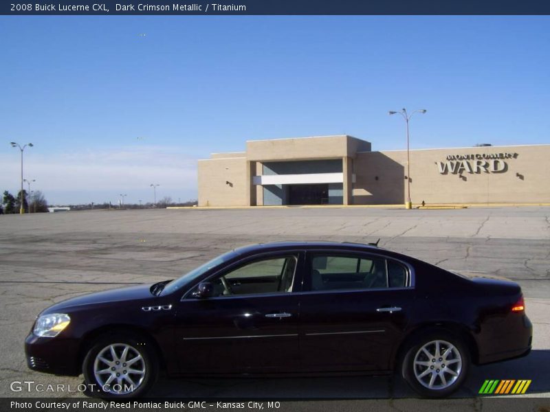 Dark Crimson Metallic / Titanium 2008 Buick Lucerne CXL