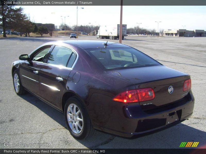 Dark Crimson Metallic / Titanium 2008 Buick Lucerne CXL