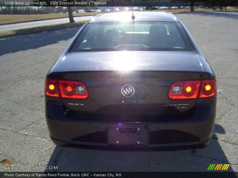 Dark Crimson Metallic / Titanium 2008 Buick Lucerne CXL