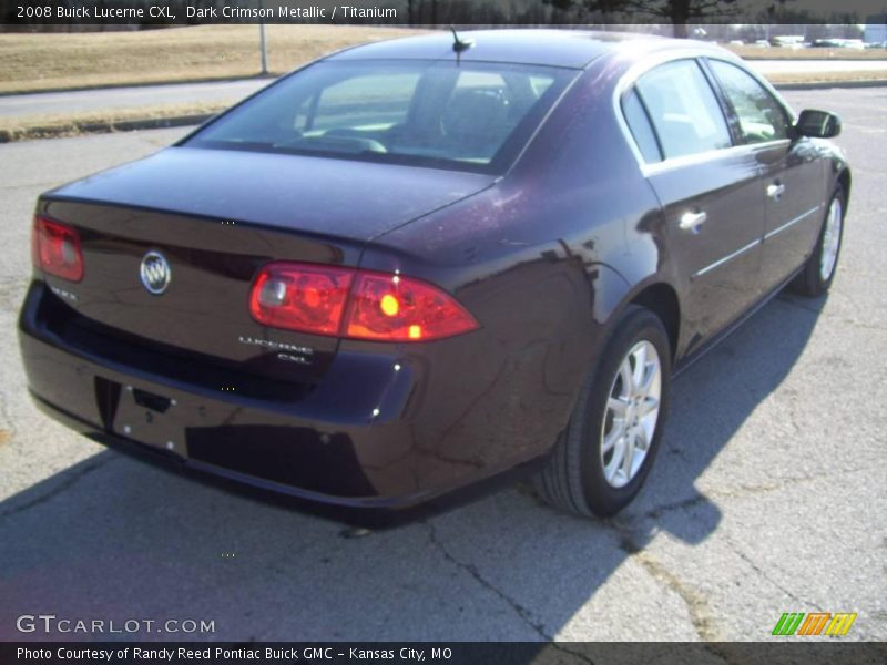 Dark Crimson Metallic / Titanium 2008 Buick Lucerne CXL