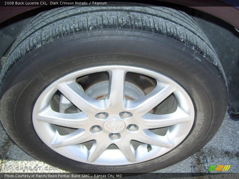 Dark Crimson Metallic / Titanium 2008 Buick Lucerne CXL