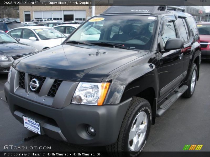 Super Black / Steel/Graphite 2008 Nissan Xterra SE 4x4