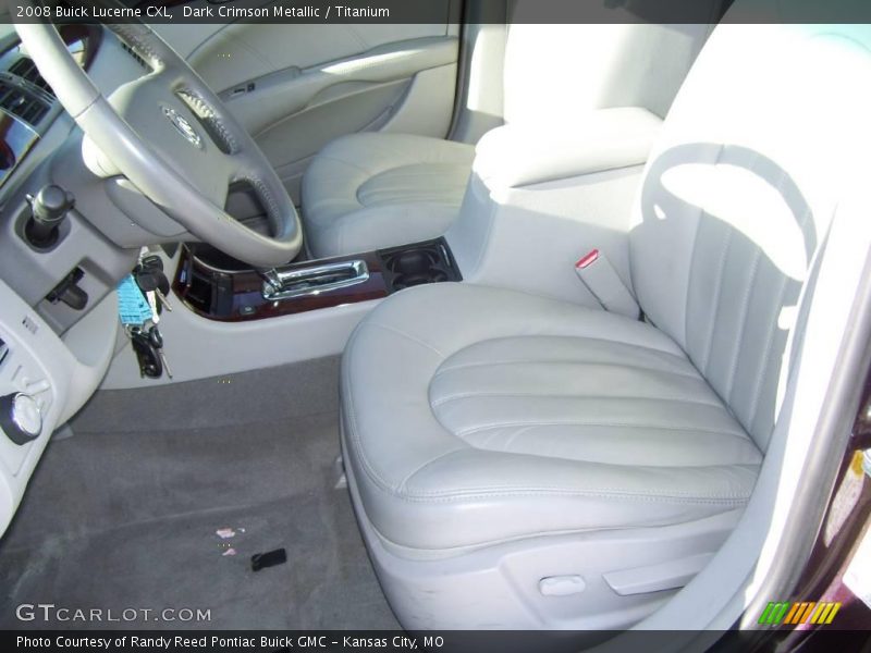 Dark Crimson Metallic / Titanium 2008 Buick Lucerne CXL
