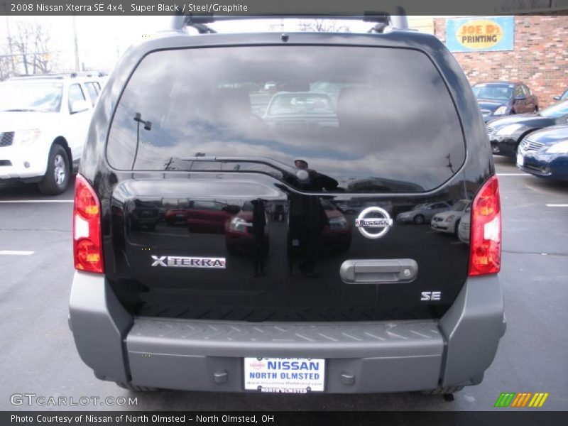 Super Black / Steel/Graphite 2008 Nissan Xterra SE 4x4