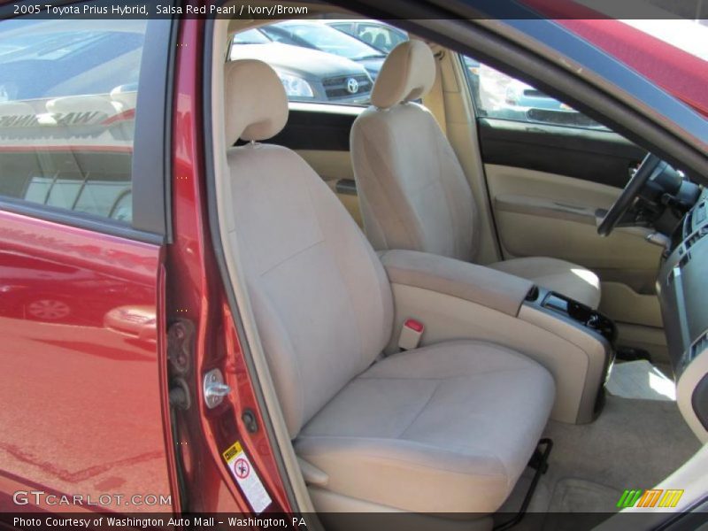 Salsa Red Pearl / Ivory/Brown 2005 Toyota Prius Hybrid